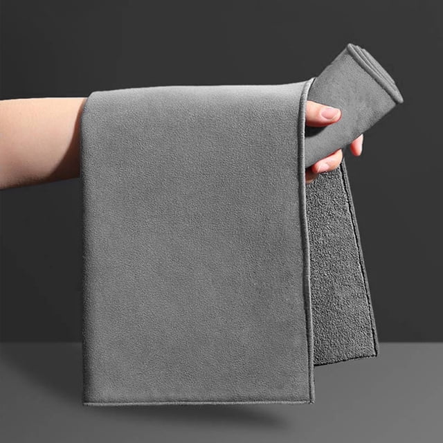 TIMIFIS Microfiber Screen Cleaning Cloth For Car, Leather Sofa,Electronic Device Screens, Double-Sided Suede + Coral Fiber -