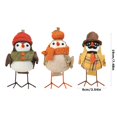 thumbnail image 3 of Home Decoration Thanksgiving Fabric Bird Figurine Halloween Tabletop Centerpiece Decor Plush Bird Dolls Fall Fabric Standing Figurine Handmade Bird Ornaments Rustic Autumn Decoration, 3 of 9