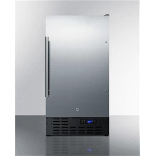 Summit Appliance FF1843BCSS Réfrigérateur Compact de 18 Po avec Comptoir Autoportant en Acier Inoxydable