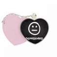 thumbnail image 1 of Blanc Expressionless Mignon Chat Visage Miroir Voyage Sac à Main Maquillage Coeur Rose, 1 of 4