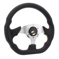 thumbnail image 1 of 12.5 Inch  Cart Steering Wheel Universal 6 Holes Steering Wheel Universal 6 Holes SReplacement for EZGO TXT & RXV, Replacement for  DS G1 to G29  Carts, 1 of 8