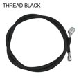 thumbnail image 1 of 1pc Hose G1/2 Female Thread Pull Down Sink Faucet Parts Spray Head For Kitchen Faucet Pull Out Replacement Hose Spare Parts Thread-Black, 1 of 1