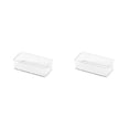 thumbnail image 1 of relayinert Drawer Storage Box Stationery Multi-purpose Cosmetics Sundries Organizer Tray Home Bedroom Kitchen School Classroom Medium 2Set, 1 of 6