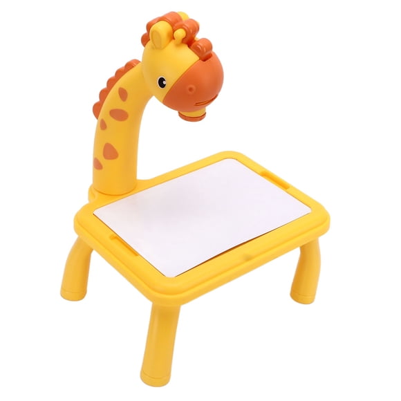 Projection Drawing Board, Imagination Educational Plastic Drawing Projector Table for Early Learning Art S Yellow,S Pink