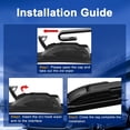thumbnail image 4 of LAICAIW RAINTOK Windshield Wiper Blades Replacement for 2004 2005 2006 Lexus RX330 / 2007 2008 2009 Lexus RX350 / 2006 2007 2008 Lexus RX400h Front Rear Wipers Blade Set for My Car-26" 22" 14" (Pack, 4 of 6