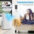 thumbnail image 2 of Costway 12,000 BTU Dual Hose Portable Air Conditioner 3-in-1 AC Unit w/ Remote Control, 2 of 10