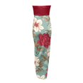 thumbnail image 4 of Femmes Bretelles Froncées Taille Haute Wrap Split Asymétrique Plage Longue Robe Maxi, 4 of 4