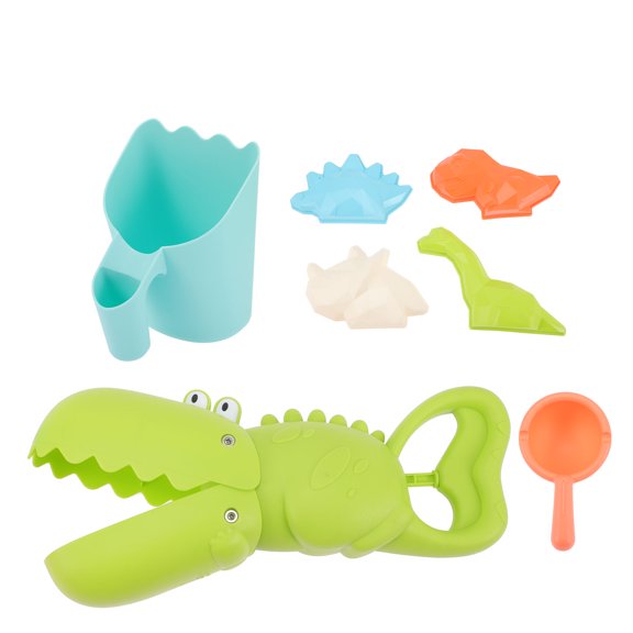CIMAXIC sand toys 7 Pcs Kids Beach Sand Toys Children Seaside Sand-digging Toys Hands-on Plaything,11.02"X3.94"X3.15"