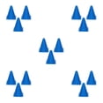 thumbnail image 3 of Decodeary Cônes Plats de Route de Football 3pieces - Forte Adhérence Rentable Convient Bleu 23cm 5Set, 3 of 6
