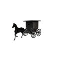 thumbnail image 1 of Maison Buggy Wren avec Cheval, Noir, 1 of 1
