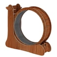 thumbnail image 4 of GROWTH TANK Roue pour Chat Exerciseur Tapis Roulant en Bois avec Tapis Facile à Installer Brun, 4 of 9