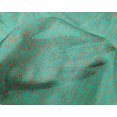 thumbnail image 5 of oneOone Silk Tabby Turquoise Green Fabric Block Craft Projects Decor Fabric Printed By The Yard 42 Inch Wide-MP, 5 of 5