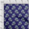 thumbnail image 1 of oneOone Silk Tabby Fabric Leaves & Floral Block Decor Fabric Printed BTY 42 Inch Wide, 1 of 4