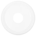 thumbnail image 1 of KAKOWELY ceiling White Ceiling Medallion Decorative Ceiling Light Medallion Round Medallion For Light Fixtures And Ceiling Fans Home Decor12.99"X12.99"X0.98", 1 of 5