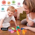 thumbnail image 3 of Children Building Block Animal Shape Nesting Block Toddler Nesting Block Wooden Educational Kids Stacking Toy, Type 2, 3 of 7