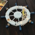 thumbnail image 2 of MasteelfCA Nautical Beach Boat Ship Steering Wheel Fishing Net Shell Home Wall Decor (Fish), 2 of 5