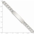 thumbnail image 3 of Sterling Silver 8inch Polished Engraveable Curb Link ID Bracelet 8 Inch "Bracelets, 3 of 3