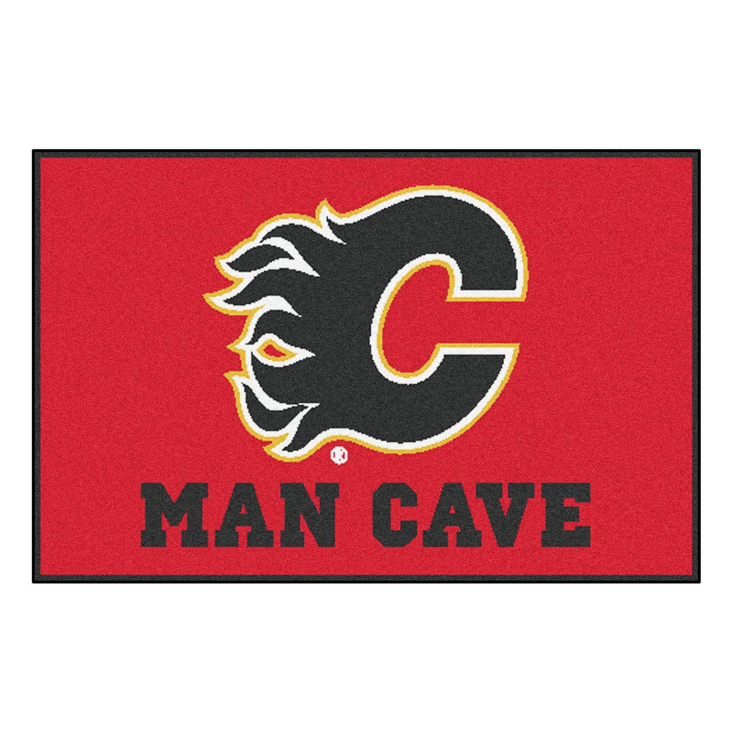 NHL Calgary Flames Man Cave Rug