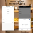 thumbnail image 4 of 3 Gang ZigBee Scene Switch Wireless Wall Switch 3 Buttons Smart Switch Panel Voice APP Remote Control Timing Countdown Function, 4 of 8