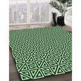 thumbnail image 3 of Ahgly Tapis Rectangulaire Lavable en Machine Intérieur Transitionnel Vert Clair, 2 Pieds x 3 Pieds, 3 of 7