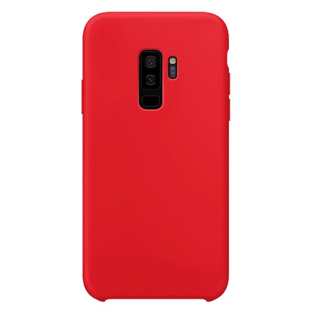 PANDACO Étui Souple à Étui Mate Rouge pour Samsung Galaxy S9+