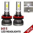 thumbnail image 3 of 4pcs LED Headlight Bulbs 9005 H11 For Subaru Impreza 2012-2014 High/Low Beam Bulbs 6000K, 3 of 9