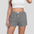 thumbnail image 2 of Plebaso Shorts Boxeurs pour Femmes Taille Élastique Shorts Décontractés Bas de Détente Confortables Shorts de Pyjama Amples Vêtements de Nuit, 2 of 6