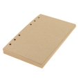 thumbnail image 1 of DOLITY 80 Feuilles Format A6 6 Trous Remplissage de Feuilles en Vrac Recharge Intérieure Papier Kraft Non Doublé pour, 1 of 8
