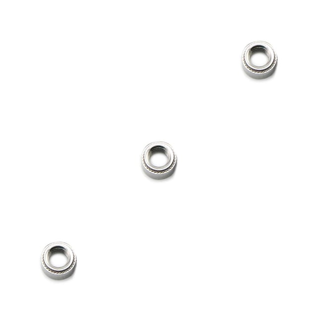 Transemion Écrous en Acier Inoxydable Auto-Agrippants Rivets Fins Boulons à Presser Attaches d'Affaires Écrous de Pression Machine Métrique M4-0 3Ensemble