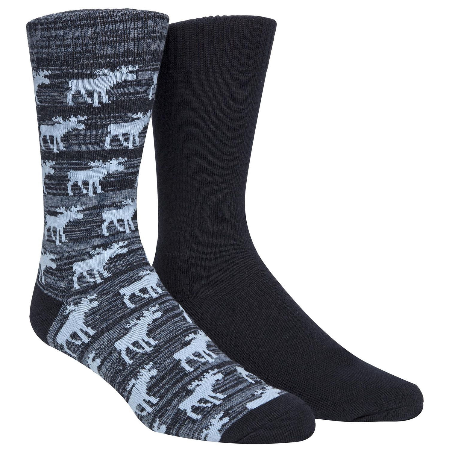 Happy Foot by McGregor 2 Pair Cushion Moose Crew