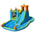 thumbnail image 1 of Patiojoy Inflatable Bounce House Water Slide Kids Bouncer Splash Pool without Blower, 1 of 8