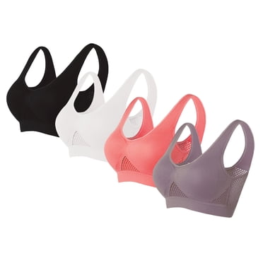 Cameland High Impact Sports Bras for Women 4PC Seamless Comfort Breathable Workout Gym Yoga Activewear Bras for Women