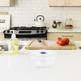 thumbnail image 5 of Round Bento Box, Clear Plastic Food Container, Refrigerator and Microwave Reliable, Stackable Design, Leak-Resistant Lid with Vent, 5 of 5