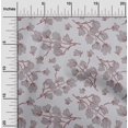 thumbnail image 2 of oneOone Polyester Spandex Light Purple Fabric Floral Sewing Material Print Fabric By The Yard 56 Inch Wide, 2 of 4