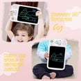 thumbnail image 3 of DAMAIE 8.5in LCD Writing Tablet with 2.8in Display Voice Reading Pink, 3 of 9