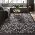 thumbnail image 1 of BY COCOON 5'x7' Area Rug | Area Rugs For Living Room Carpet For Bedroom Rug Washable Rug (160 Cm x 225 Cm Grey Rug), 1 of 6