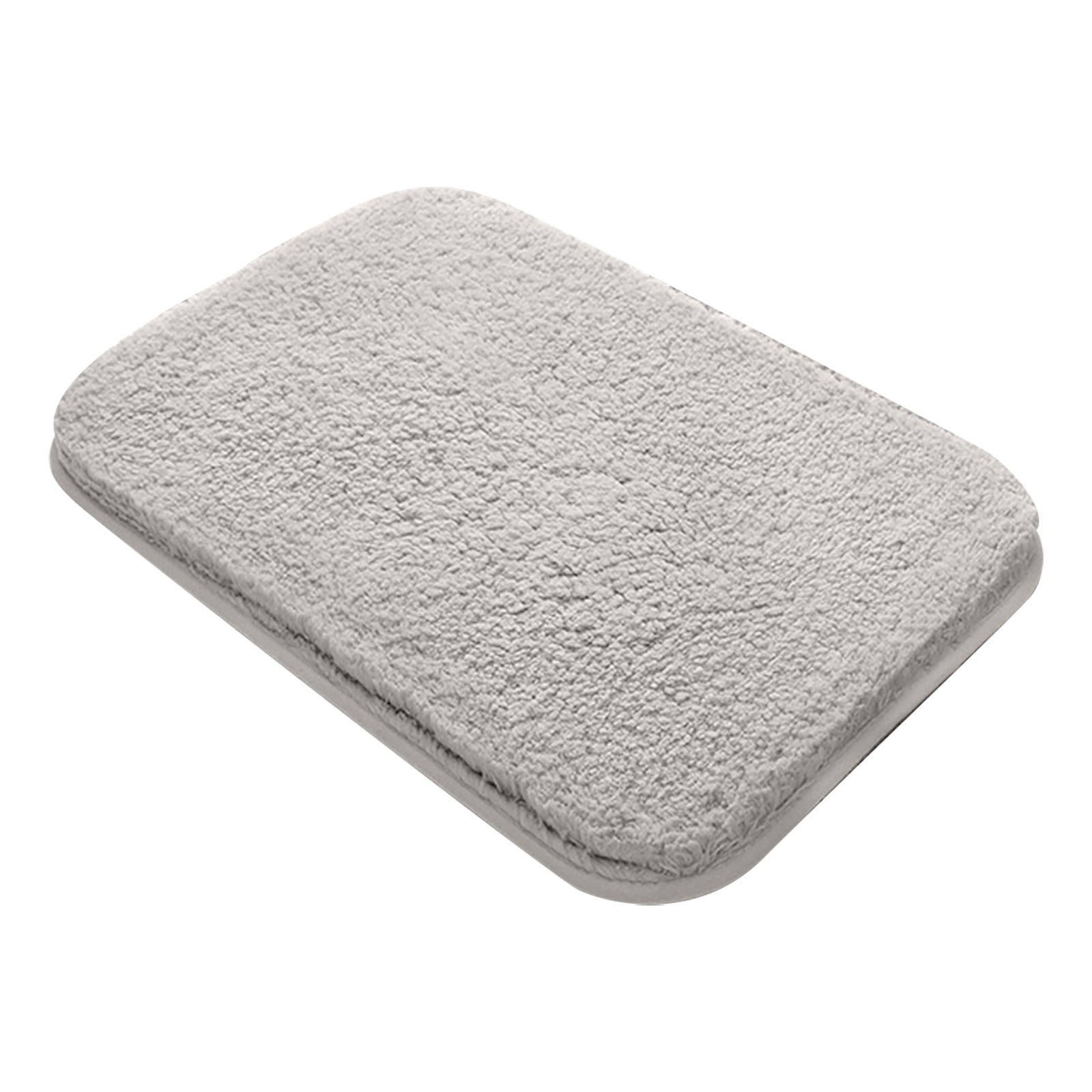 Clearance Sales! Bathroom Rugs Bath Mat Absorbent Microfiber Bath Rugs Non Slip Plush Shaggy Shower Mat For Bathroom Floor Tub Machine Washable Kitchen Mat Doormat White(24x16 Inch)