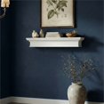 thumbnail image 1 of NovaSolo Halifax Long Floating Wall Shelf in Pure White, 1 of 9