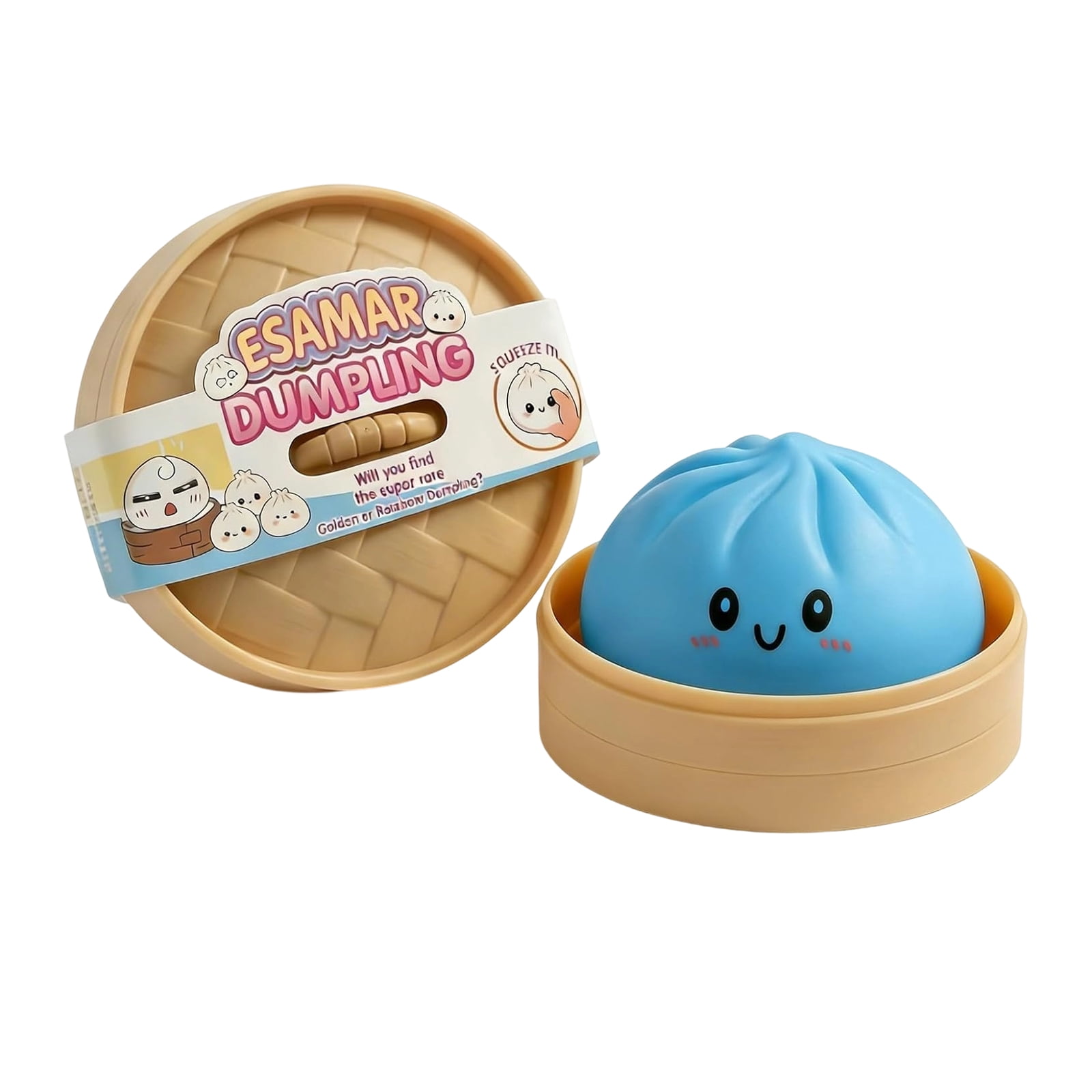 Slow Rise Squishy Dumpling – Juguete Antiestrés De Rebote Lento Con Vaporera Y 5 Bolas De Masa, Regalo Divertido Para Niños Y Adultos