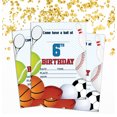 thumbnail image 2 of Darling Souvenir Blue Birthday Invitation Card Printable Fill or Write In Blank Invites Party Supplies Pack Of 28 5 x 7 Inches, 2 of 5