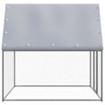 thumbnail image 2 of vidaXL Outdoor Chicken Cage 2x2x2 m Galvanised Steel, 2 of 3