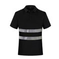 thumbnail image 3 of High Visibility Short Sleeve T-Shirts for Men Reflective Work Tees Utility Apparel Construction Outdoor Wear, 3 of 3