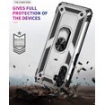thumbnail image 3 of [PST] Samsung Galaxy A54 5G Kickstand Rotating Ring Case, Heavy Duty Hybrid Shock Absorption Rugged Hard Phone Case Cover, 3 of 5