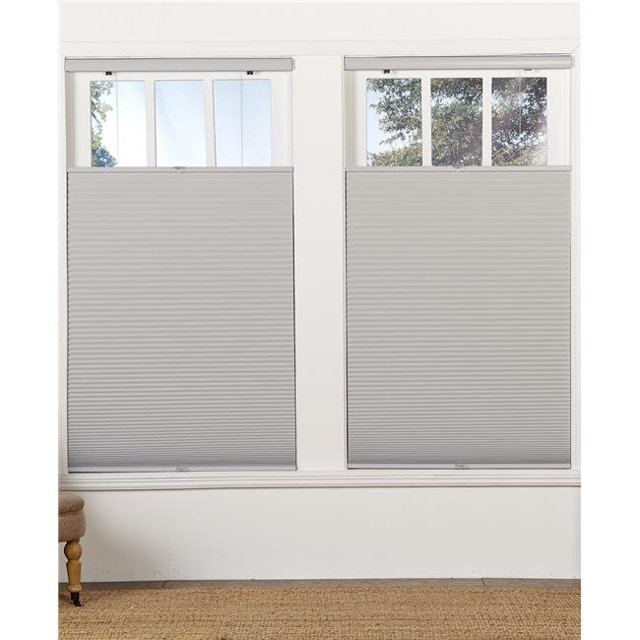 Store Occultant Sans Fil de Haut en Bas, Gris Sterling - 70 x 72 Po.
