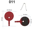 thumbnail image 1 of Bicycle Bike Disc Brake Pads Semi-metal Latch Resin Cycling Accessories, 1 of 5