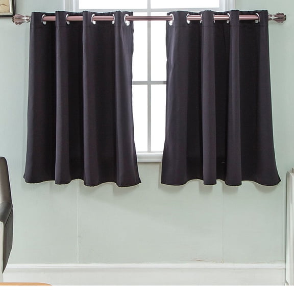 Meitianfacai Blackout Curtains for Bedroom 2 Panel Set Long Thermal Insulated Winter Grommet Heavy Blocking Darkening Window Drapes Black Out Curtain for Living Room Sliding Door