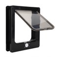 thumbnail image 3 of With Four Way Four Modes Lockable Pet Door, Pet Door, Dog For Cat L Black, 3 of 8