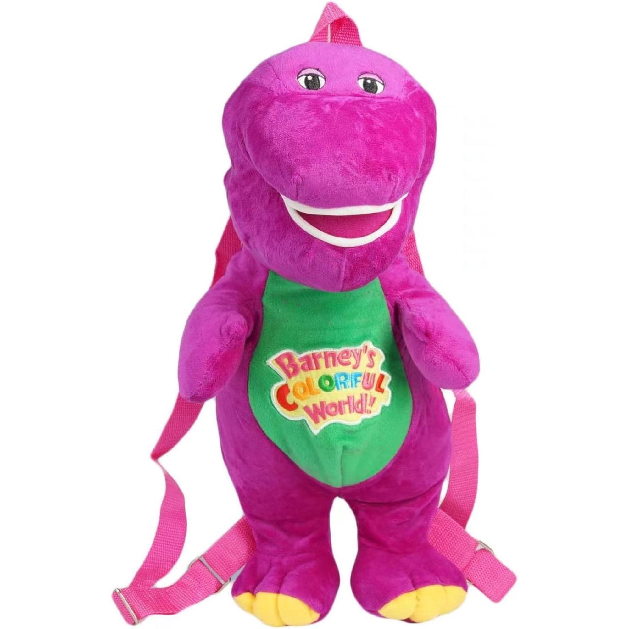 Jinsinto Barney ToysPurple Dinosaur Doll Backpack Barney Benny