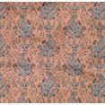 thumbnail image 4 of oneOone Organic Cotton Poplin Twill Fabric Leaves Block Printed Fabric 1 Yard 42 Inch Wide, 4 of 4