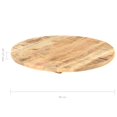 thumbnail image 2 of vidaXL Plateau de Table en Bois de Manguier Massif Rond 25-27 mm 40 cm, 2 of 4